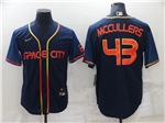 Houston Astros #43 Lance McCullers Jr. 2022 Navy City Connect Cool Base Jersey