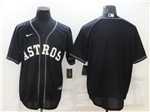 Houston Astros 2021 All Black Fashion Cool Base Team Jersey