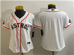Houston Astros Women's White/Gold 2023 Gold Collection Team Jersey