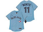 Toronto Blue Jays #11 Bo Bichette Alternate Powder Blue 2020 Flex Base Jersey