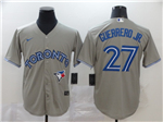Toronto Blue Jays #27 Vladimir Guerrero Jr. Gray 2020 Cool Base Jersey