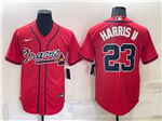 Atlanta Braves #23 Michael Harris II Red Cool Base Jersey