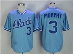 Atlanta Braves #3 Dale Murphy 1982 Throwback Blue Jersey