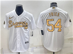Atlanta Braves #54 Max Fried White 2022 MLB All-Star Game Cool Base Jersey