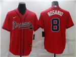 Atlanta Braves #8 Eddie Rosario Red Cool Base Jersey