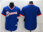 Atlanta Braves Blue Cooperstown Collection Cool Base Team Jersey