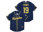 Milwaukee Brewers #19 Robin Yount Navy 2020 Cool Base Jersey