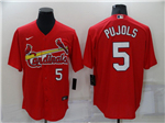 St. Louis Cardinals #5 Albert Pujols Red Cool Base Jersey