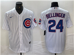 Chicago Cubs #24 Cody Bellinger White Limited Jersey