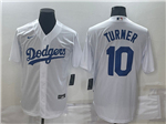 Los Angeles Dodgers #10 Justin Turner White 2020 Cool Base Jersey