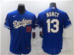 Los Angeles Dodgers #13 Max Muncy Blue 2021 Gold Program Flex Base Jersey