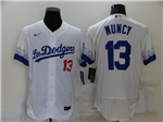 Los Angeles Dodgers #13 Max Muncy White 2021 City Connect Flex Base Jersey