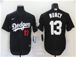 Los Angeles Dodgers #13 Max Muncy 2020 Black Turn Back The Clock Jersey