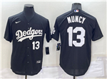 Los Angeles Dodgers #13 Max Muncy Black Turn Back The Clock Jersey