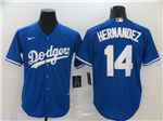 Los Angeles Dodgers #14 Enrique Hernandez Royal Blue 2020 Cool Base Jersey