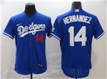 Los Angeles Dodgers #14 Enrique Hernandez Royal Blue 2020 Flex Base Jersey
