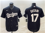 Los Angeles Dodgers #17 Shohei Ohtani Black Turn Back The Clock Jersey