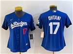 Los Angeles Dodgers #17 Shohei Ohtani Women's Royal Blue City Connect Limited Jersey
