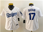 Los Angeles Dodgers #17 Shohei Ohtani Youth White Jersey
