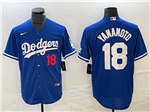 Los Angeles Dodgers #18 Yoshinobu Yamamoto Royal Blue Limited Jersey
