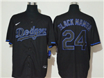 Los Angeles Dodgers #24 Black Mamba Black 2020 Cool Base Jersey