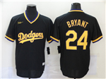 Los Angeles Dodgers #24 Kobe Bryant Black Cooperstown Collection 2020 KB Cool Base Jersey