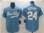 Los Angeles Dodgers #24 Kobe Bryant Light Blue 2020 Cooperstown Collection Cool Base Jersey