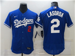 Los Angeles Dodgers #2 Tommy Lasorda Blue 2020 Flex Base Jersey