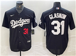 Los Angeles Dodgers #31 Tyler Glasnow Black Turn Back The Clock Limited Jersey