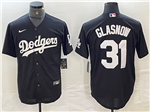 Los Angeles Dodgers #31 Tyler Glasnow Black Turn Back The Clock Jersey