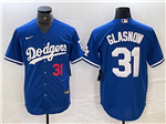 Los Angeles Dodgers #31 Tyler Glasnow Royal Blue Limited Jersey