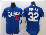 Los Angeles Dodgers #32 Sandy Koufax Royal Blue 2020 Flex Base Jersey