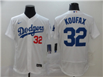 Los Angeles Dodgers #32 Sandy Koufax White 2020 Flex Base Jersey