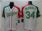 Los Angeles Dodgers #34 Fernando Valenzuela White Mexican Heritage Culture Night Jersey