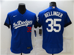 Los Angeles Dodgers #35 Cody Bellinger Royal Blue 2021 City Connect Flex Base Jersey