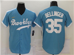 Los Angeles Dodgers #35 Cody Bellinger Light Blue 2020 Cooperstown Collection Cool Base Jersey
