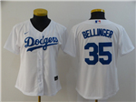 Los Angeles Dodgers #35 Cody Bellinger Women's White 2020 Cool Base Jersey