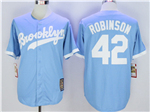 Los Angeles Dodgers #42 Jackie Robinson Light Blue Cooperstown Collection Cool Base Jersey