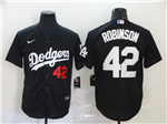 Los Angeles Dodgers #42 Jackie Robinson 2020 Black Turn Back The Clock Jersey