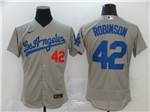 Los Angeles Dodgers #42 Jackie Robinson Gray 2020 Flex Base Jersey