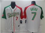 Los Angeles Dodgers #7 Julio Urias White Mexican Heritage Culture Night Jersey