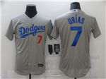 Los Angeles Dodgers #7 Julio Urias Gray Alternate Flex Base Jersey