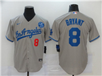 Los Angeles Dodgers #8 Kobe Bryant Gray 2020 KB Cool Base Jersey