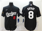 Los Angeles Dodgers #8 Kobe Bryant Black 2020 KB Cool Base Jersey