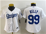 Los Angeles Dodgers #99 Joe Kelly Women's White Jersey