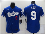 Los Angeles Dodgers #9 Gavin Lux Royal Blue Flex Base Jersey
