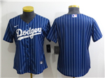 Los Angeles Dodgers Women's Blue Pinstripe Cool Base Jersey