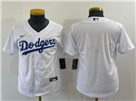 Los Angeles Dodgers Youth White Cool Base Team Jersey