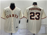 San Francisco Giants #23 Joc Pederson Cream Cool Base Jersey