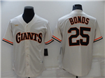 San Francisco Giants #25 Barry Bonds Cream Cooperstown Collection Cool Base Jersey